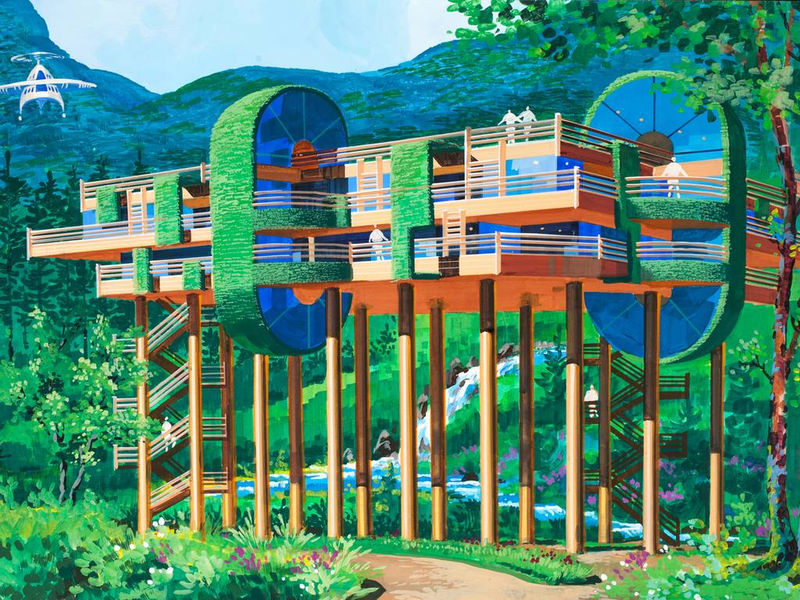 Illustration for article titled How North Korean Architects Imagine the Future of Cities